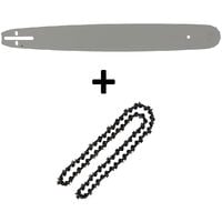 Guía de 20 pulgadas (50 cm) con cadena de 76 eslabones para motosierras