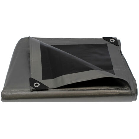 Telone Con Occhielli Rinforzati Telone Impermeabile Pesante 16 Oz In Tela Di Cotone - Copertura Per Legna, Attrezzature, Cantieri, Colore Verde - Foto 10