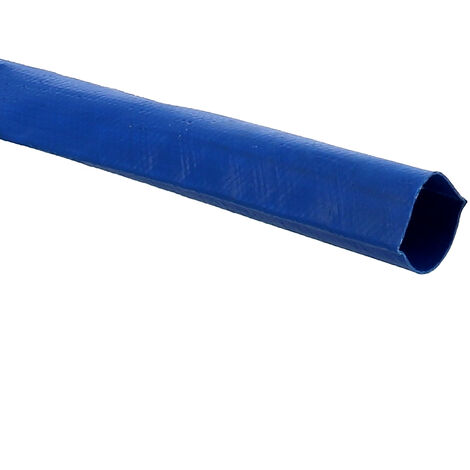 Tubo di mandata piatto Ø 38 mm (1 1/2'') blu - Lunghezza 50 metri