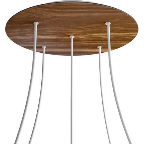 Rosace XXL Rose-One rond de 400 mm de diamètre avec 5 trous et 4 trous latéraux