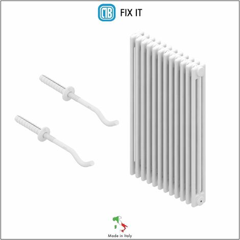 Lot De 2 Supports De Radiateur Réglables, 8-13 Cm En Aluminium, Support De Sol Pour Radiateur En Fonte, Blanc Réglable En Hauteur, Résistant Au Brouillard Salin, Montage Facile