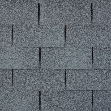Tegole bituminose TRIO, copertura bituminosa di colore grigio 3 m2, Timbela T-GREY