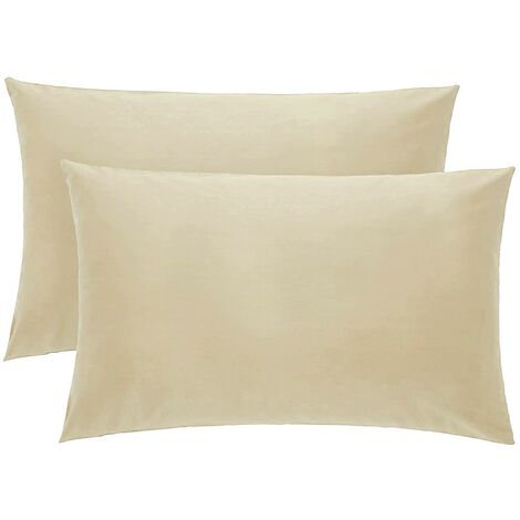 Coppia Federe per Cuscini Letto In Cotone