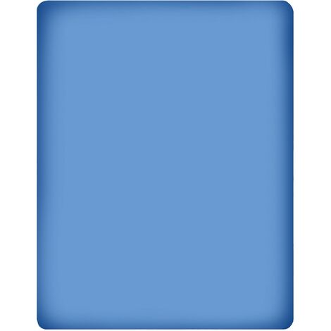 Lenzuola Con Angoli Elasticizzati In Cotone Biologico 100% – Set 2 Pezzi Blu Navy – 90/100x200 Cm + 30 Cm - 4