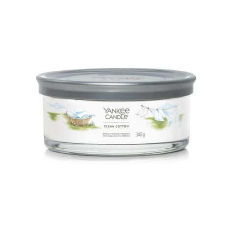 Candela a 5 stoppini Clean Cotton Yankee Candle 340g (1/3)