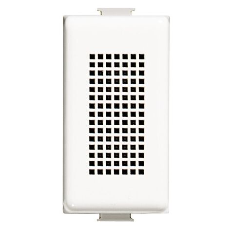 Suoneria Campanello Matix Bronzo 230 V AC Da Incasso in Plastica Bianca