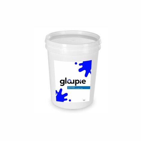 GLOUPIE SUPER QUARZ Pittura Al Quarzo Per Esterno Resistente Alle Intemperie, 1 Litro, Bianco, Made In Italy (1/5)