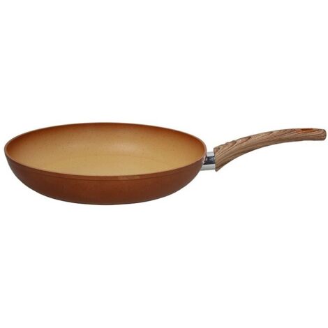 PADELLA ANTIADERENTE IN PIETRA CON MANICO IN LEGNO