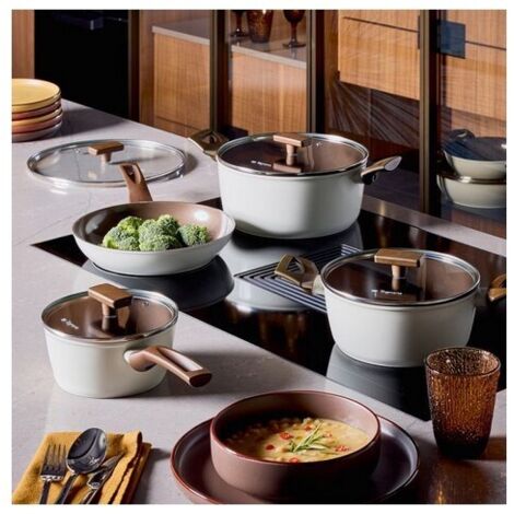 Set de Poêles en aluminium forgé, 20/24/28 cm