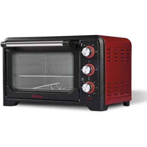 Girmi Fe2000 Forno Elettrico, 1380 W, Stainless Steel, Rosso