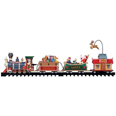 Lemax Set Of 17 Stralight Express 04232 Villaggio Di Natale