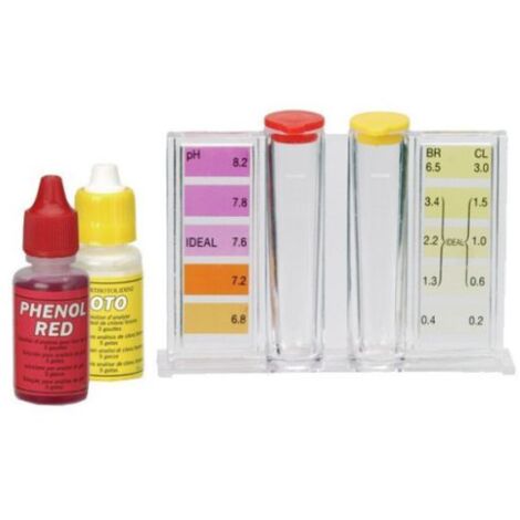 Test-kit per ph piscine liquidi in flacone chemical
