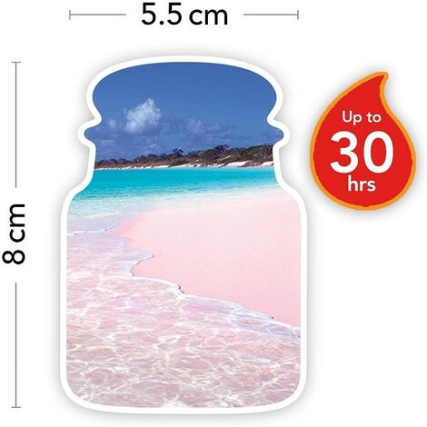 Candela profumata giara piccola pink sands fino a 30 ore