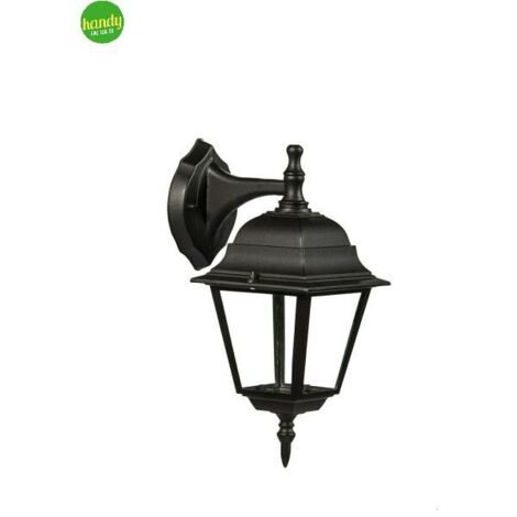 Lampada da esterno eolo colore nero 60w
