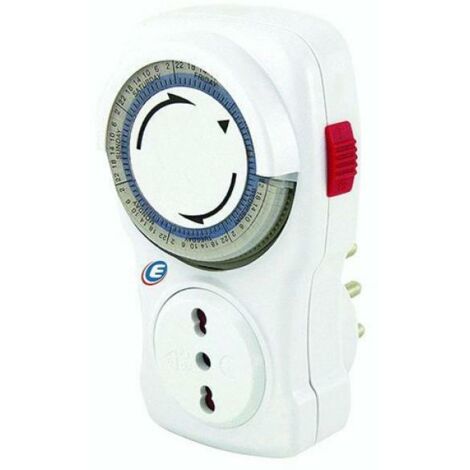 Timer manuale giornaliero bianco (1/4)