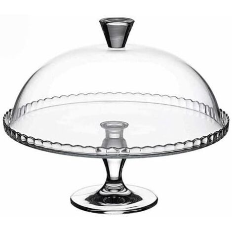 Alzata patisserie in vetro con coperchio 32 cm (1/5)