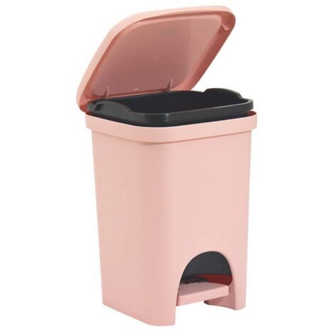Minipattumiera a pedale colors cipria 6 litri