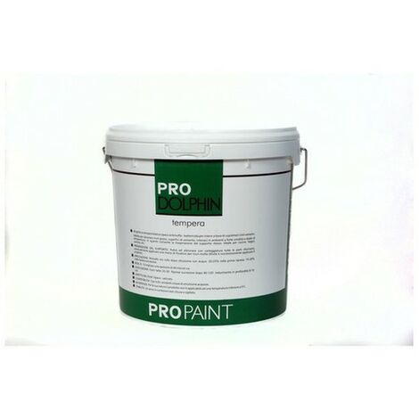 Tempera Pro Dolphin 5 L Bianco