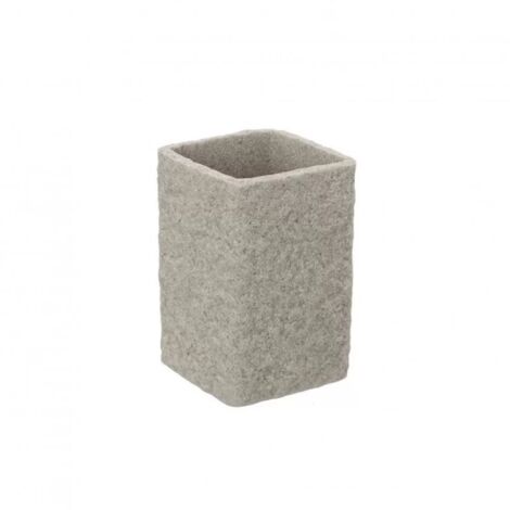 Portaspazzolino Resina Beige Linea Sabbia (1/3)