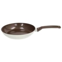 Padella 24 cm Sintonia Tognana – Alluminio Riciclato, Beige-Marrone, Antiaderente PFAS Free