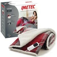 Scaldasonno - Imetec 16715 coperta/cuscino elettrico Coperta elettrica 150  W Multicolore Velluto