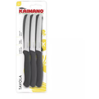 Set 6 coltelli in acciaio inox italicus nero