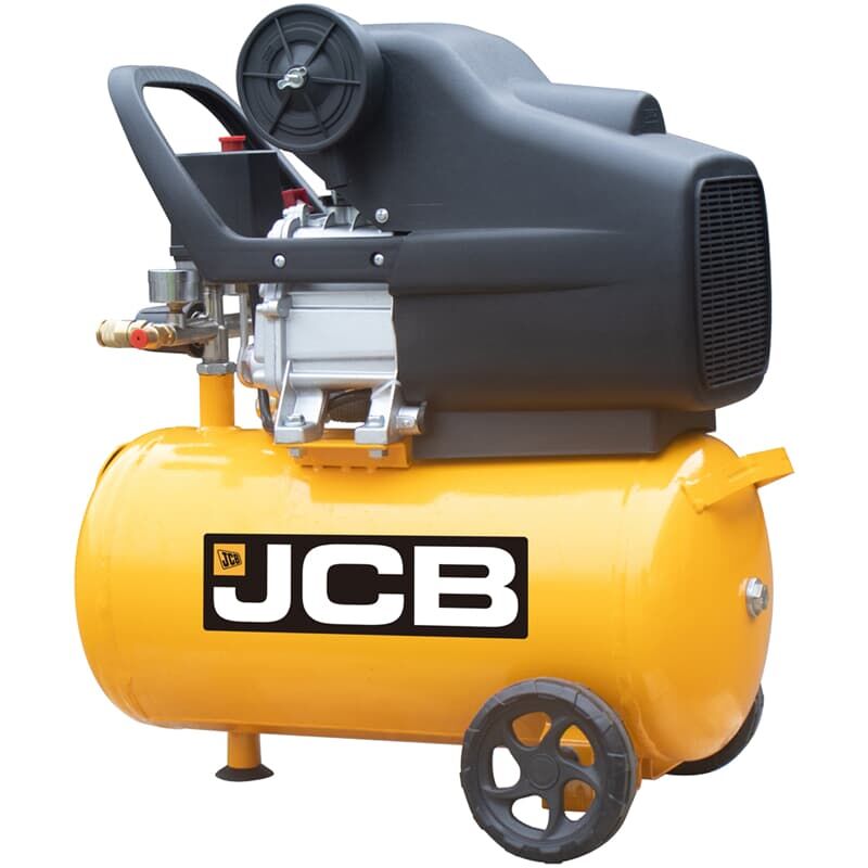 JCB Druckluft Kompressor AC24 ölgeschmiert 8 bar 1,8 kW 24 Liter Kessel  257l/min