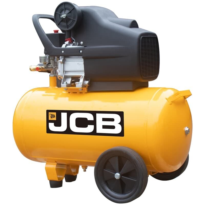 JCB Druckluft Kompressor AC50 ölgeschmiert 8 bar 1,8 kW 50 Liter