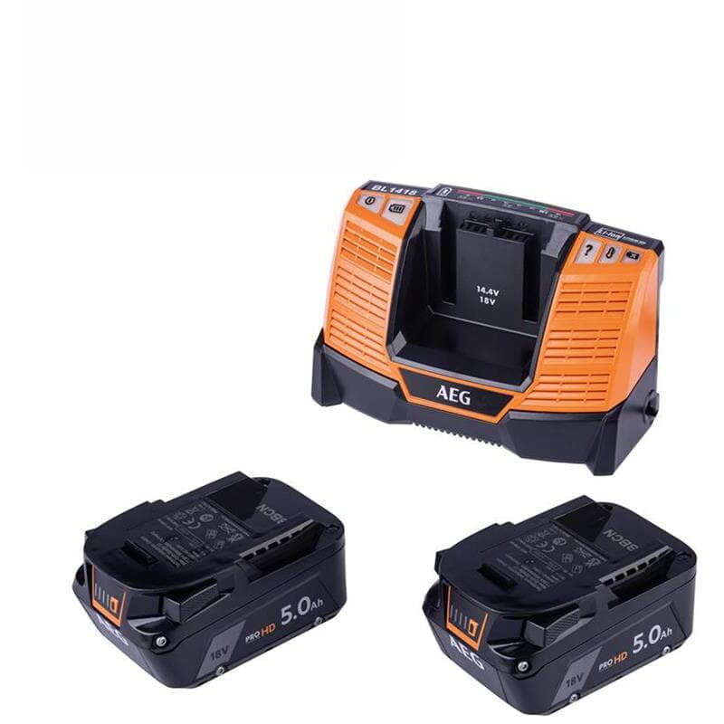 AEG 18 V Pro18V Akku-Starterset SETL1840S, 2x 5,0 Ah Akku + 
