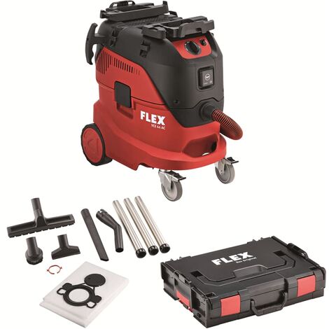 Flex Sicherheitssauger VCE 44 M AC inkl. Reinigungsset, L-Boxx + 5 Filtersäcke
