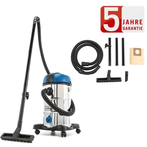 Nass-trockensauger edelstahlbehälter staubsauger 30l scheppach nts30v2