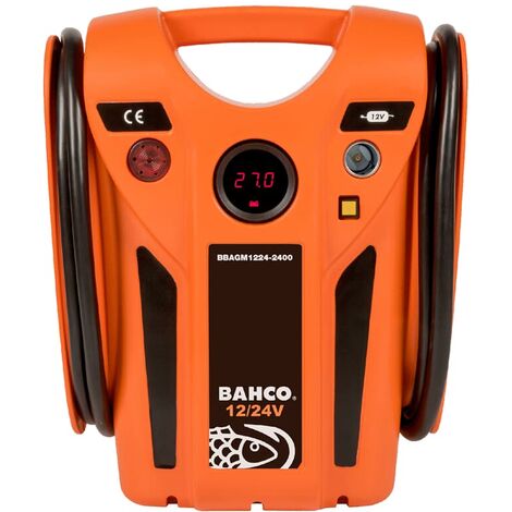 Bahco Booster Starterbatterie Starthilfegerät KFZ Hybrid 12/24V
