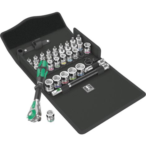 Wera 8100 SB All-in Zyklop Speed-Knarrensatz, 35-teilig, Steckschlüsselsatz