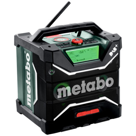 Metabo – Akku-Baustellenradio DAB+ 32W BT – Spritzwassergeschützt IP54 – Bluetooth und USB-C – Für Baustellen und Outdoor-Einsatz (1/10)