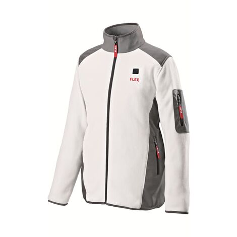 FLEX Akku-Heizjacke Fleece TF White 10.8/18.0 Lady ohne Akkus/Ladegerät, Ausführung: 512.060, Größe S