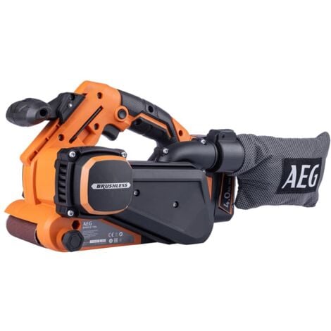 AEG 18V Akku-Bandschleifer BHBS18-75BL Set Brushless Schleifmaschine ...