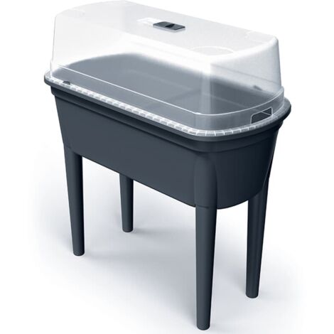 Prosperplast Anzuchttisch-Set Bloomo Kunststoff 77,5 x 38 cm anthrazit Anzuchttisch (1/5)