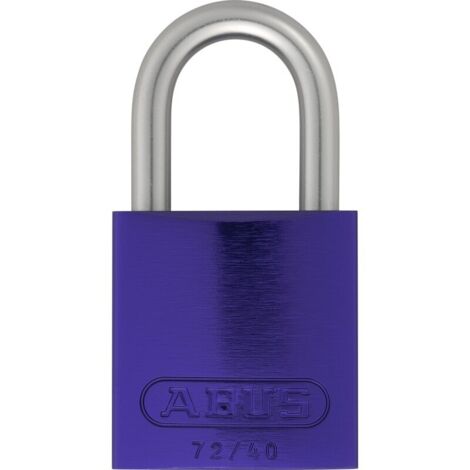 Abus Vorhangschloss Aluminium 72LL/40 lila vs. 1 Schlüssel (1/2)