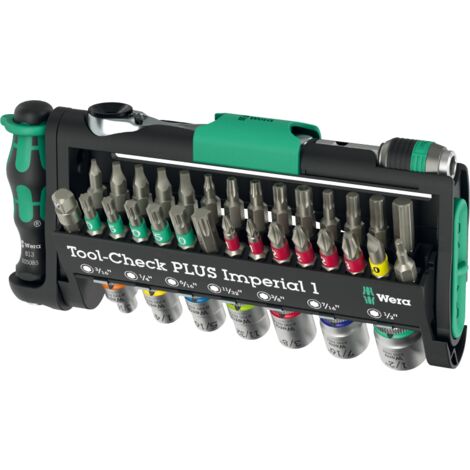 Wera Tool-Check PLUS Imperial 1, 39-teilig Superkompaktes Werkzeugset (1/5)