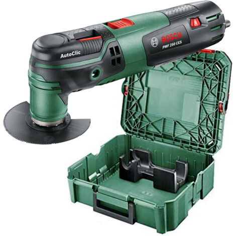 BOSCH Multifunktionswerkzeug PMF 250 CES mit SystemBox ohne M&M Zubehör - 603102105