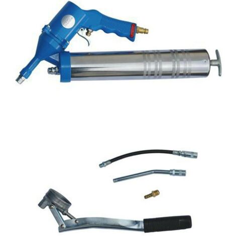 Güde Druckluft Fettpresse 2 - 8 bar Luftverbrauch 0,6 l 100 - 400 bar DIN-Kartusche (1/3)