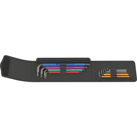 Wera 950/9 Hex-Plus Multicolour Imperial 1 Winkelschlüsselsatz, zöllig, 9-teilig (1/5)