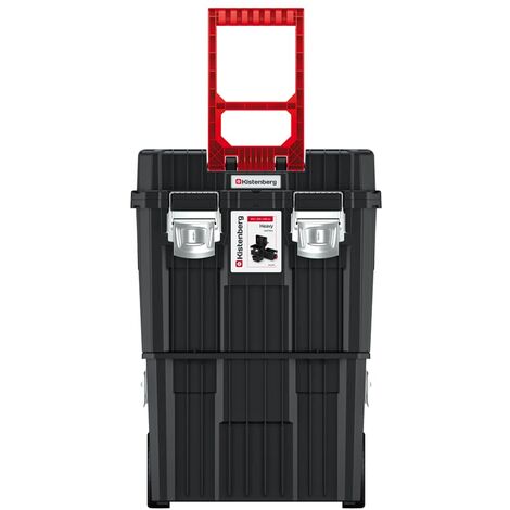 Kistenberg 2 in 1 Werkzeugtrolley Werkstattkoffer Werkzeugkiste Box leer 3 tlg., Version: KHVWM, 450 x 360 x 640