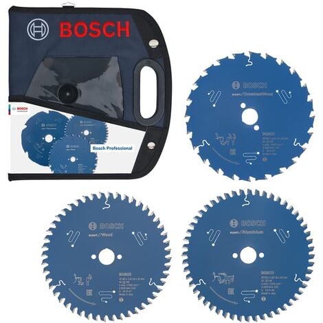 Set EXPERT inkl. 165mm Bosch Handkreissägeblätter 4 Transporttasche