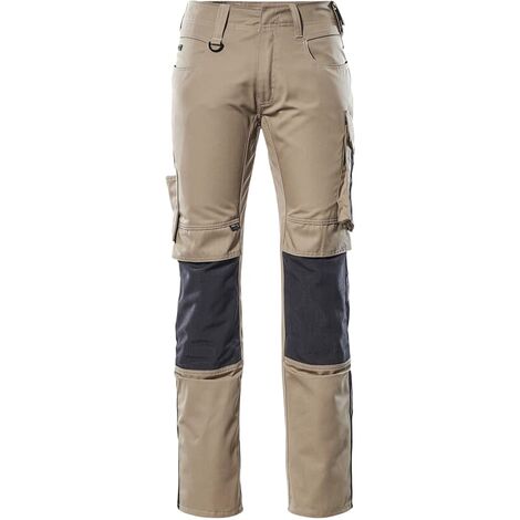 Mascot UNIQUE Bundhose Mannheim 12679-442-5509 Gr. 46 hellkhaki/schwarz