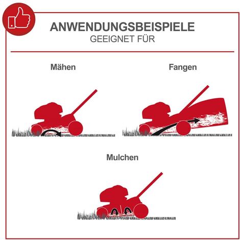 Scheppach Benzin Rasenmäher MS132-42 5in1 3,3PS mit Antrieb 42cm + Öl +2. Messer