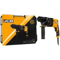 JCB Bohrhammer und Meißelhammer 850W SDS-plus im Handwerkerkoffer Kombihammer