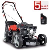 Scheppach Benzin Rasenmäher MS132-42 3,3PS 5in1 mit Antrieb Breite 42cm 0,6 L Öl