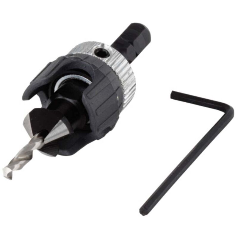 Set 6 Svasatori Per Legno - Punte Regolabili Con Attacco Esagonale 1/4, HSS-M2, Per Fori Di Precisione - Foto 6