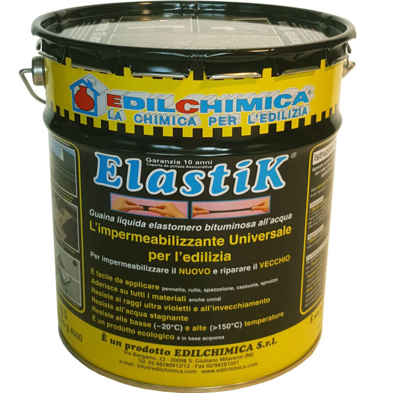 Edilchimica Elastik Guaina Impermeabilizzante Liquida Elastica 5kg